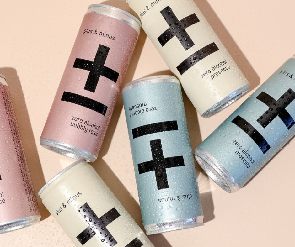 Plus & Minus Bubbly Rose Non-Alcoholic Wine RTD in a can: A delightful and refreshing bubbly rose alternative with zero alcohol so you can drink less alcohol, no hangovers. Australia’s Best-selling Non-Alcoholic wine at High Vibes Drinks, the alcohol-free specialist in Warrandyte, Melbourne. Low sugar alcohol free wine. Vegan non-alcoholic wine. Enjoy healthy, Antioxidant rich non-alcoholic wine. Plus & Minus Wines, Plus & Minus Drinks. RTD Rose in a can. Low in sugar and calories.