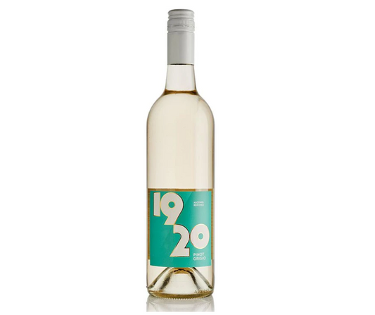 1920 Wine Pino Grigio non-alcoholic wine Produced from Pinot Grigio fruit grown in selected vineyards of South Eastern Australia. Produced under controlled temperature conditions to create a light, crisp and refreshing profile.  This classic Pinot Grigio style has notes of fresh Nashi Pear and hints of apple and lemon for a textured elegant palate and well founded finish. Best selling Non Alcoholic wine at High Vibes Drinks, the alcohol free specialist Melbourne. 