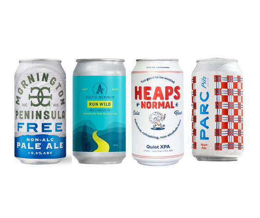 Alcohol free beer, zero alcohol beer, non-alcoholic beer, 0 alcohol beer,  best no and low beer, best na beer. Beer with no alcohol, drinks with no alcohol, non alcoholic drinks, sans drinks. Melbourne, Victoria, Warrandyte, High Vibes Drinks. Boozeless, drink less, sober, sober aussie, sober curious, sober Melbourne, non alcoholic.