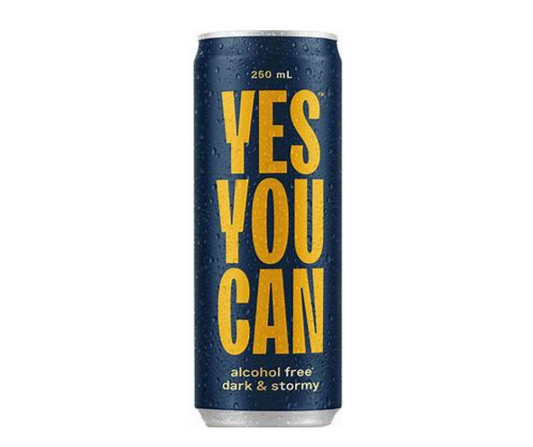 Yes You Can drinks non-alcoholic cocktails; Dark & Stormy, Classic G & T, Aperol Spritz, Peach Bellini and Yuzu Sake. These are made with premium Australian ingredients to bring authentic flavours and mouthfeel. The Yes You Can alcohol free cocktail range have won over 15 International awards. Best of all these award-winning alcohol-free cocktails are made will all natural ingredients and are low in calories and sugar. Best selling at High Vibes Drinks, Melbourne Australia. Yes You Can Dark & Stormy