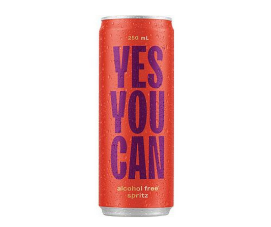 Yes You Can drinks non-alcoholic cocktails; Dark & Stormy, Classic G & T, Aperol Spritz, Peach Bellini and Yuzu Sake. These are made with premium Australian ingredients to bring authentic flavours and mouthfeel. The Yes You Can alcohol free cocktail range have won over 15 International awards. Best of all these award-winning alcohol-free cocktails are made will all natural ingredients and are low in calories and sugar. Best selling at High Vibes Drinks, Melbourne Australia. Yes You Can Spritz Aperol Spritz