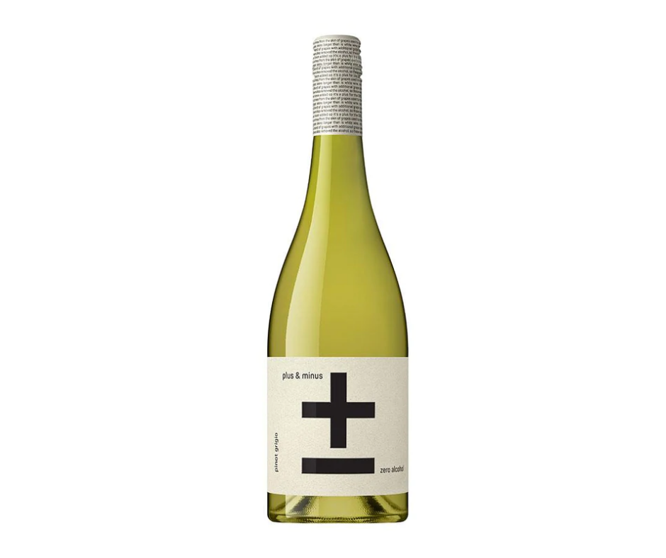 Plus & Minus Pinot Grigio Non-Alcoholic Wine